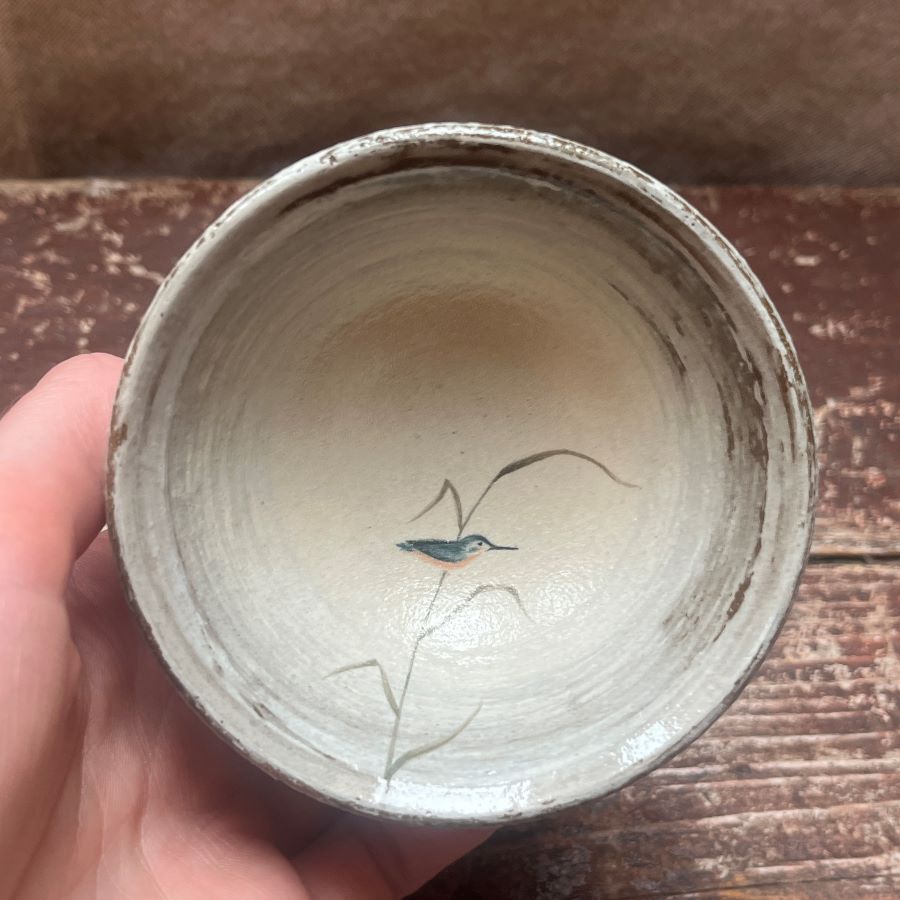 Čajová miska s ledňáčkem 2