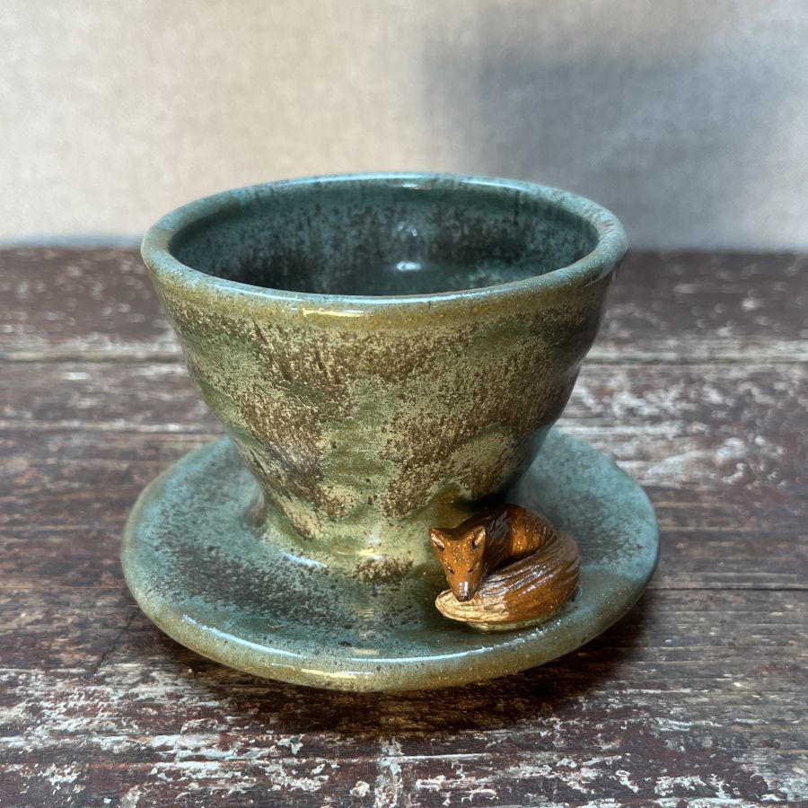 Dripper na filtrovanou kávu s liškou