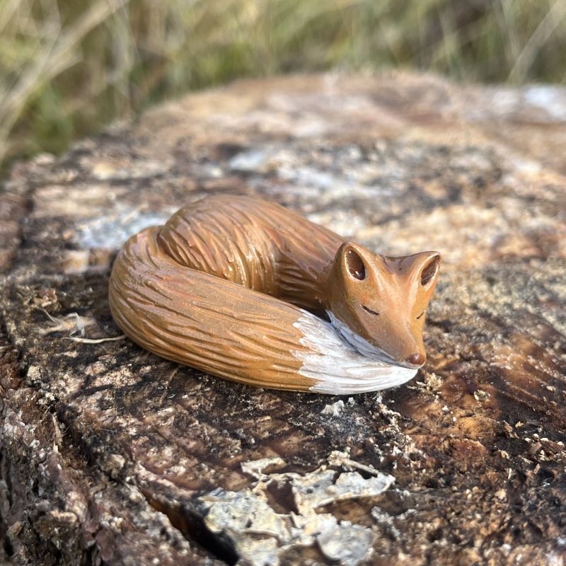 Spící liška - teapet