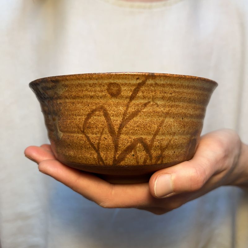 Chawan/miska se železitou malbou