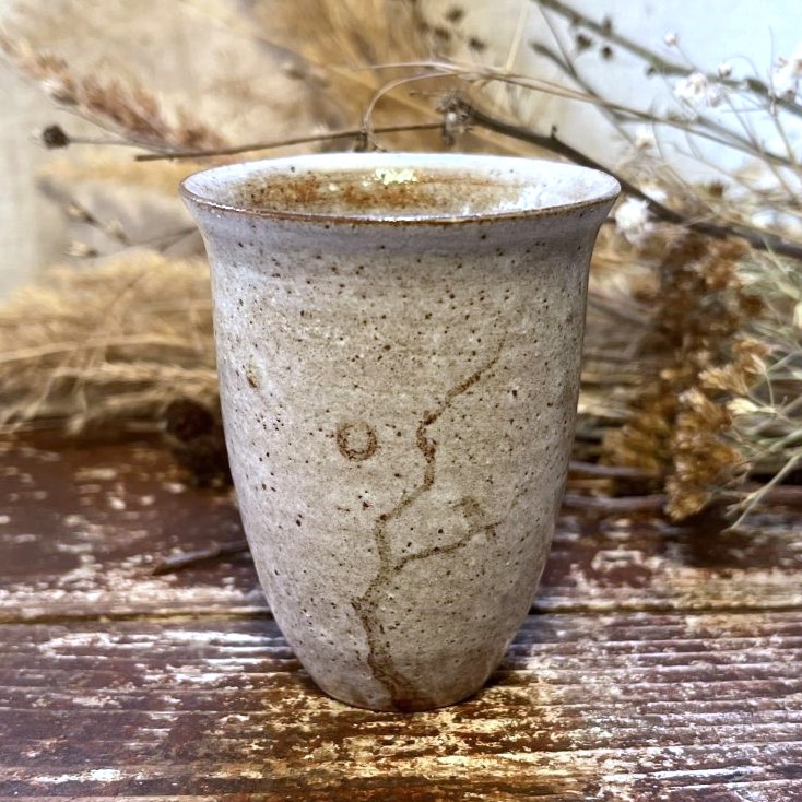 Yunomi šálek Rustic Iron - ptáček