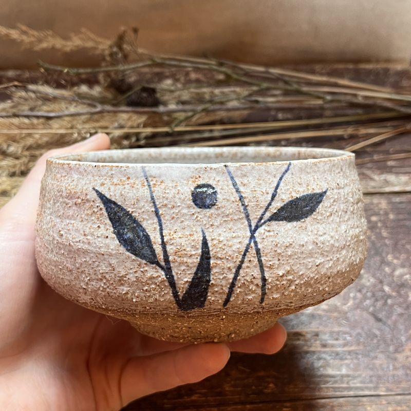 Chawan Rustic Cobalt - lístky