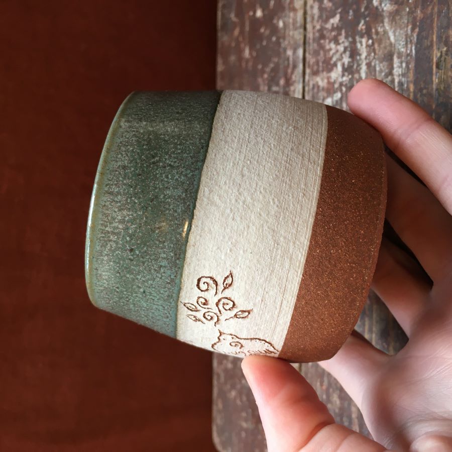 Kalíšek s ptáčky