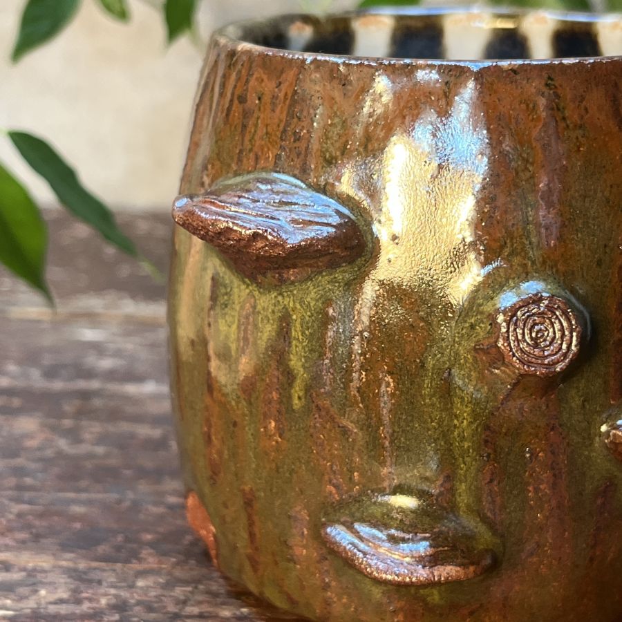 Tmavý hrnek s choroši