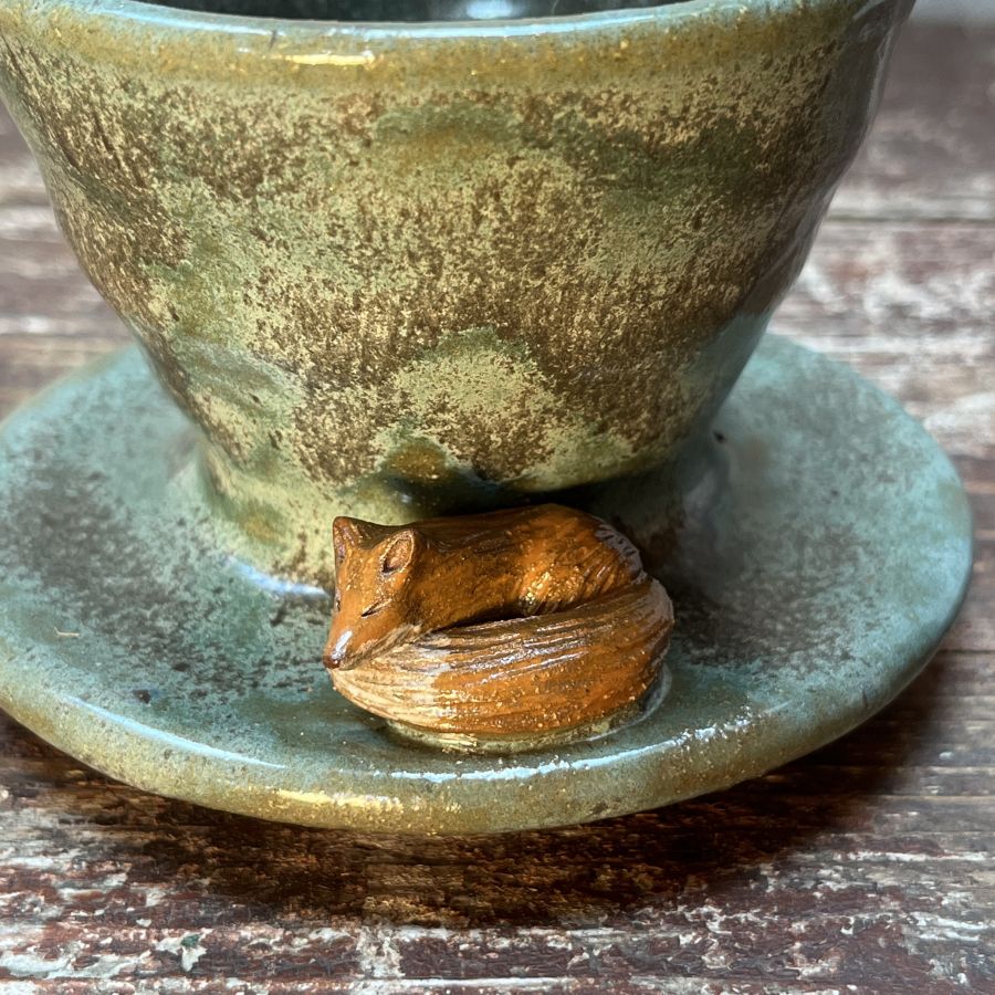 Dripper na filtrovanou kávu s liškou