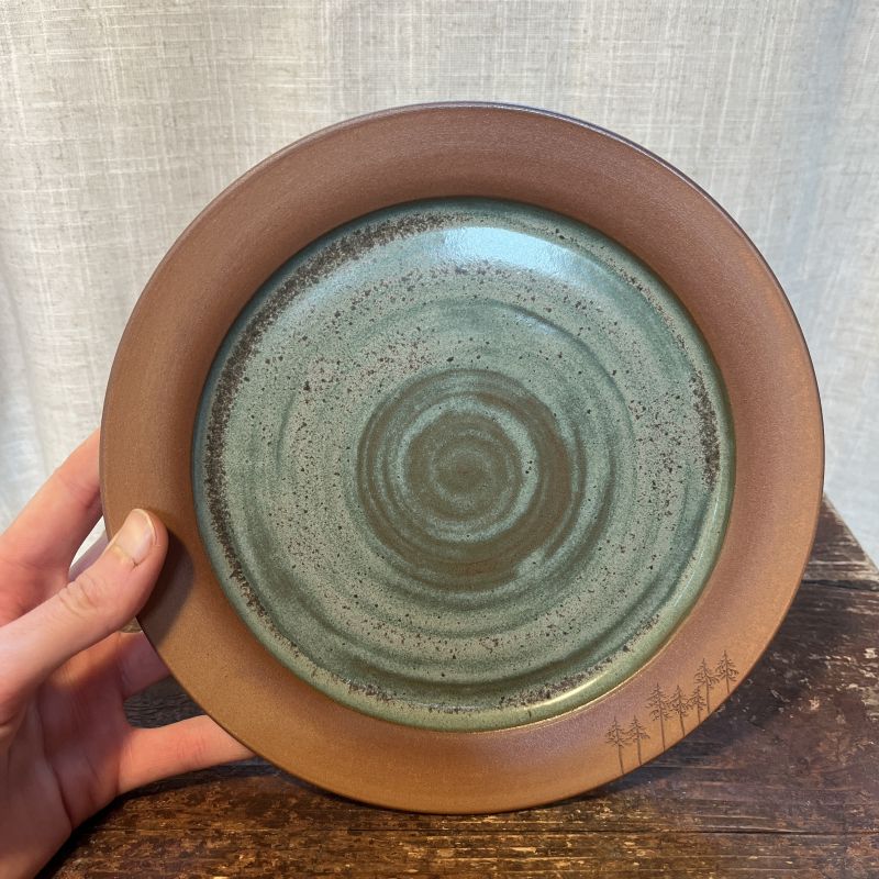 Lesní sada Smrky - hrnek a talířek