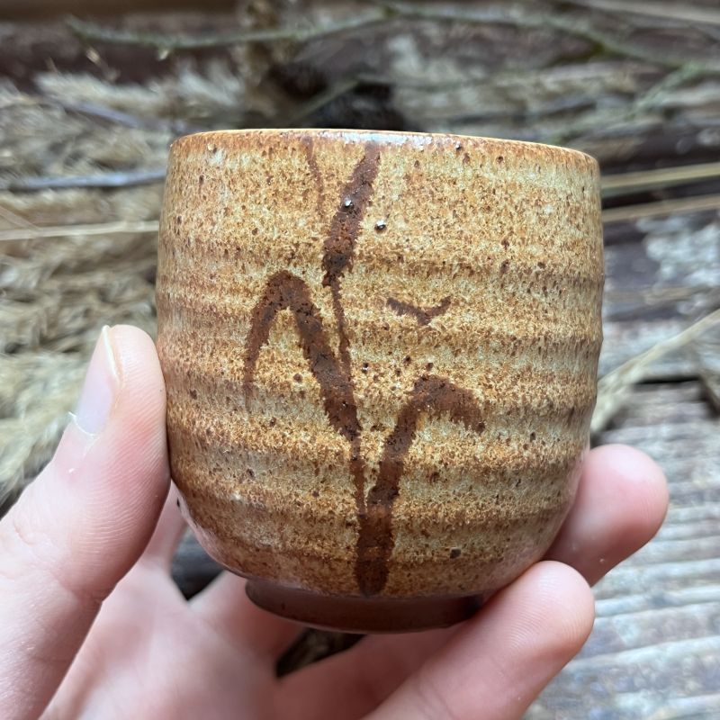 Yunomi šálek Rust s trávou