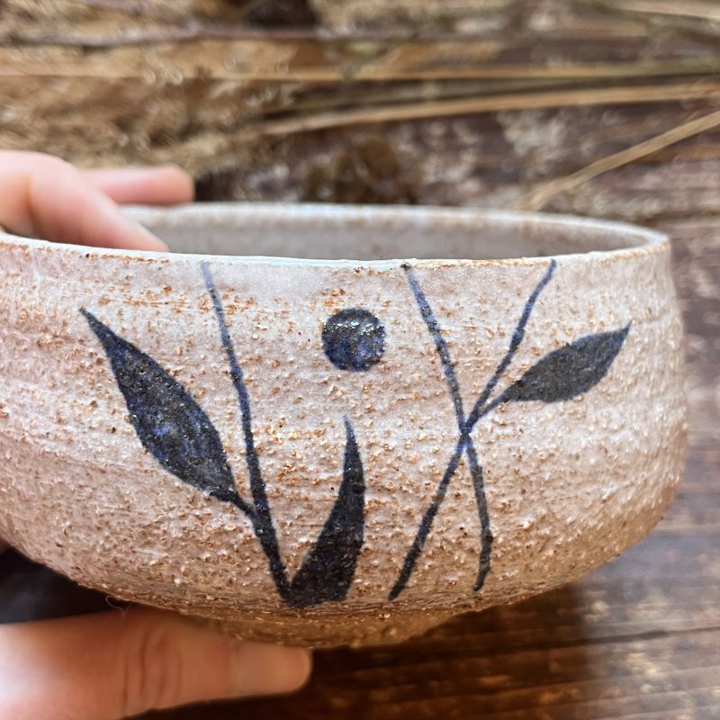 Chawan Rustic Cobalt - lístky