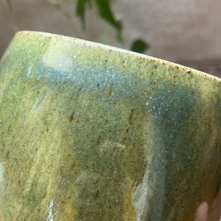 Hrnek s ptáčkem tyrkysový