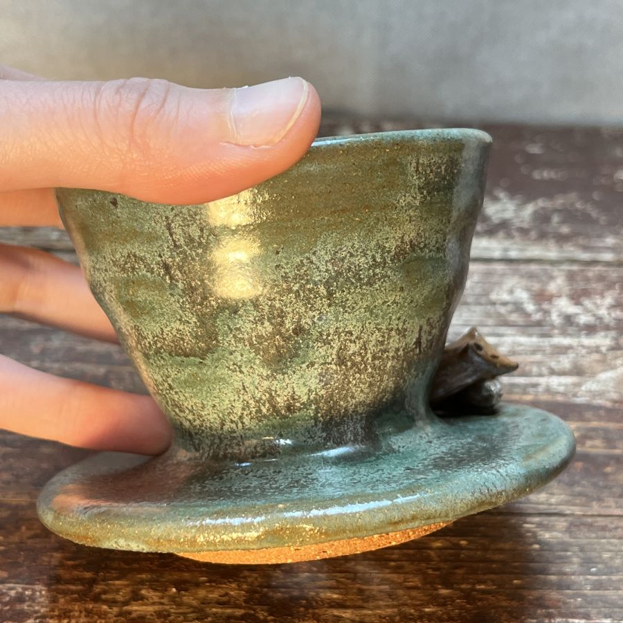 Dripper na filtrovanou kávu s liškou