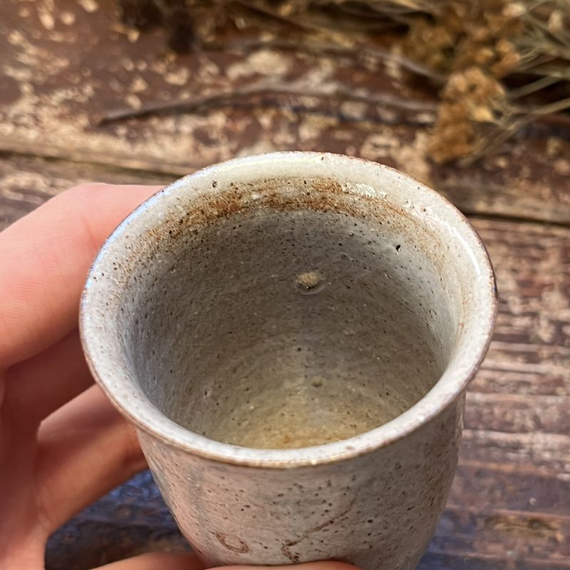 Yunomi šálek Rustic Iron - ptáček