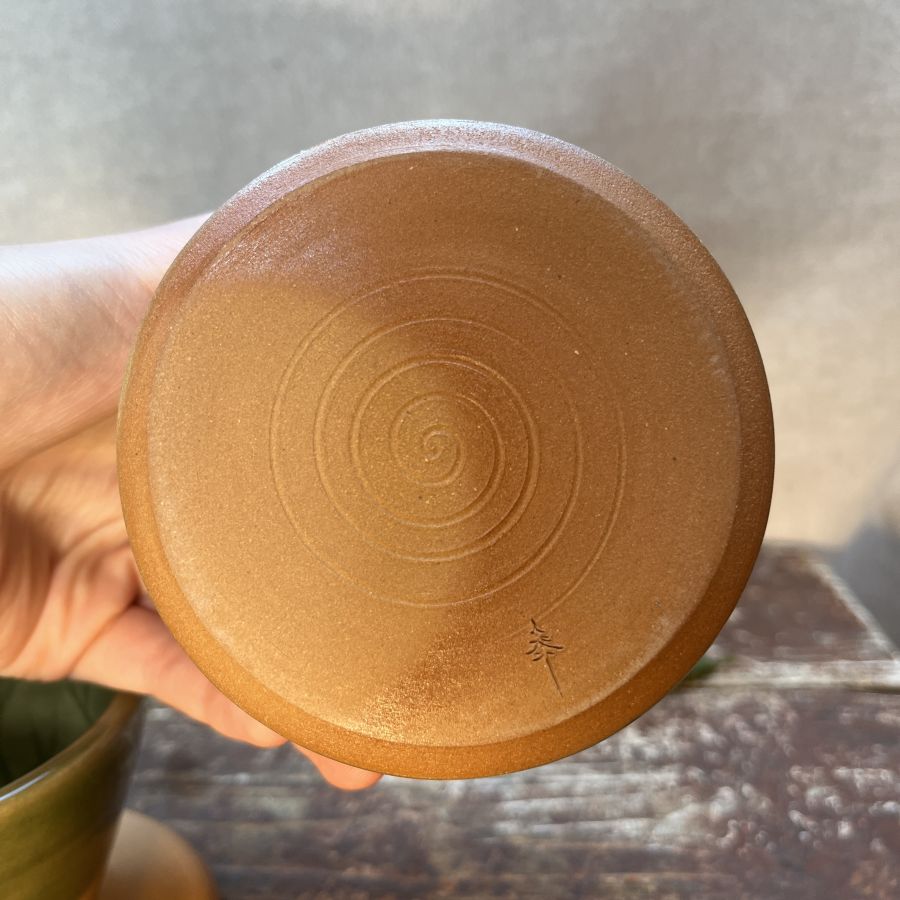 Kávový set - dripper a džbánek zelený