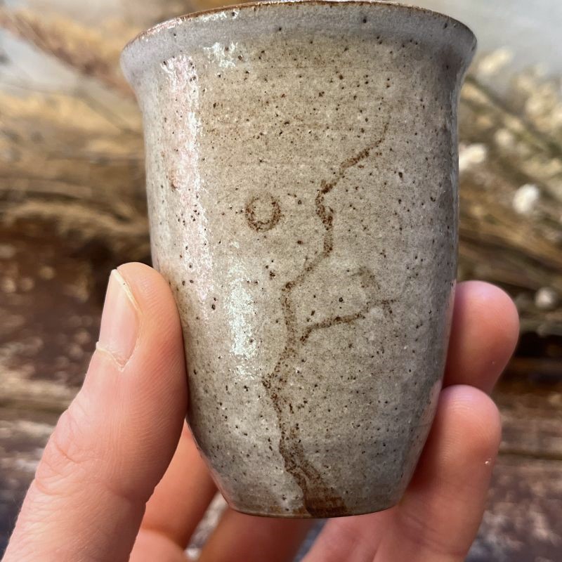 Yunomi šálek Rustic Iron - ptáček