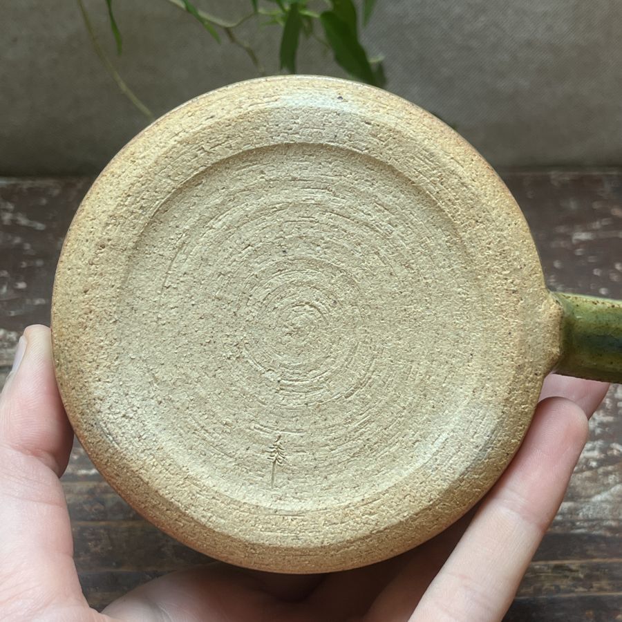 Hrnek s ptáčkem tyrkysový