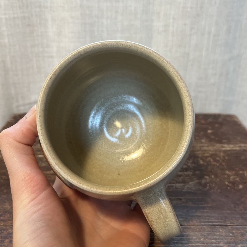 Hrnek Louka s krémovou glazurou