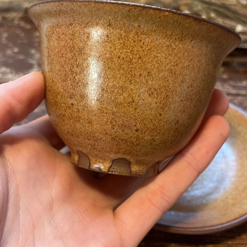 Gaiwan s trávou Rust