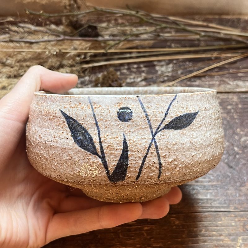 Chawan Rustic Cobalt - lístky