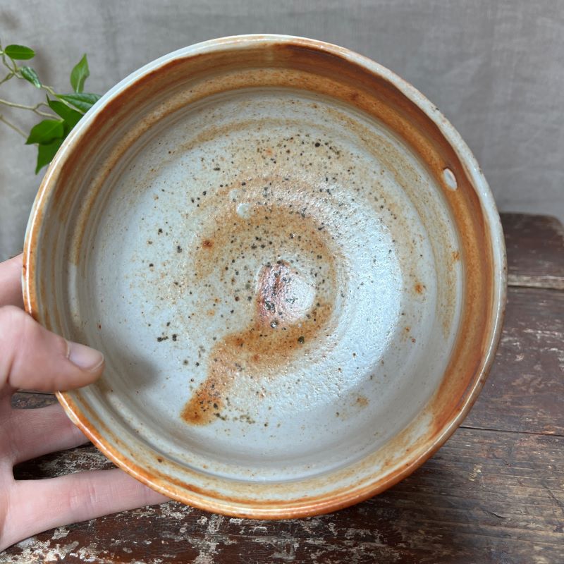 Shino chawan dřevem pálený