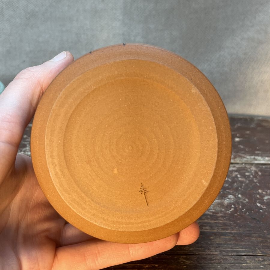 Kávový set - dripper a džbánek se smrky