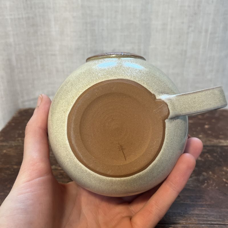 Hrnek Louka s krémovou glazurou