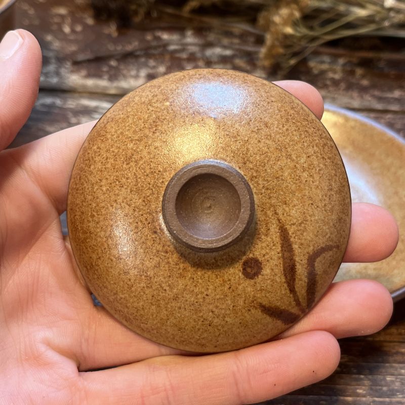 Gaiwan s trávou Rust